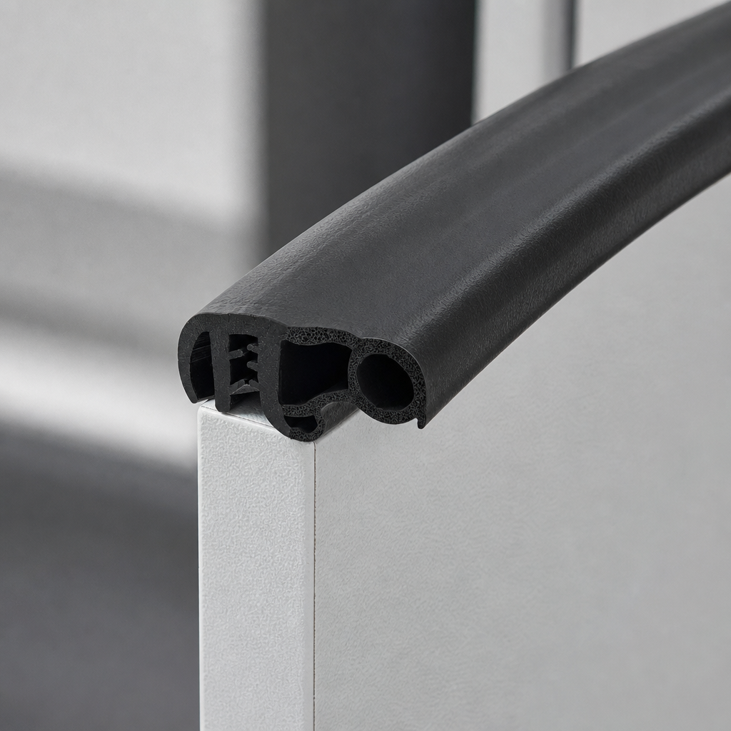Edge Trim with Side Seal 1.5-3mm Panel – Per Metre