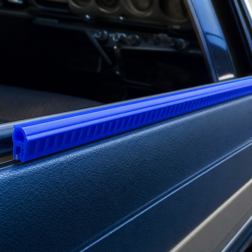 Edge Trim with Top Seal 11mm Bulb – Fits 1-4mm Panels