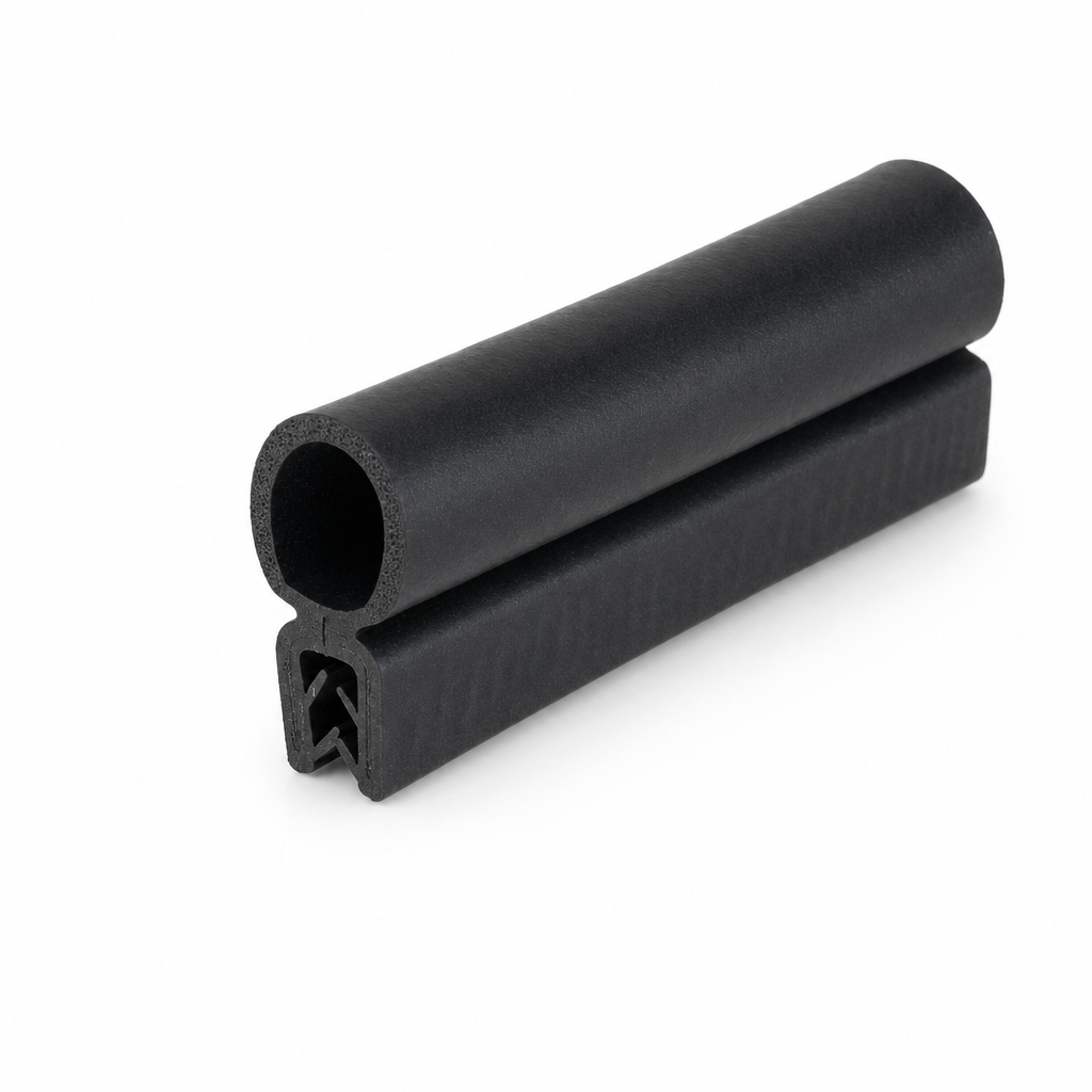 Edge Trim with Top Seal 20mm Bulb – Fits 2.5-5mm Panels