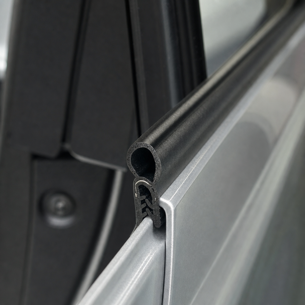 Edge Trim with Top Seal 15mm Bulb – For 1-3mm Thick Panels