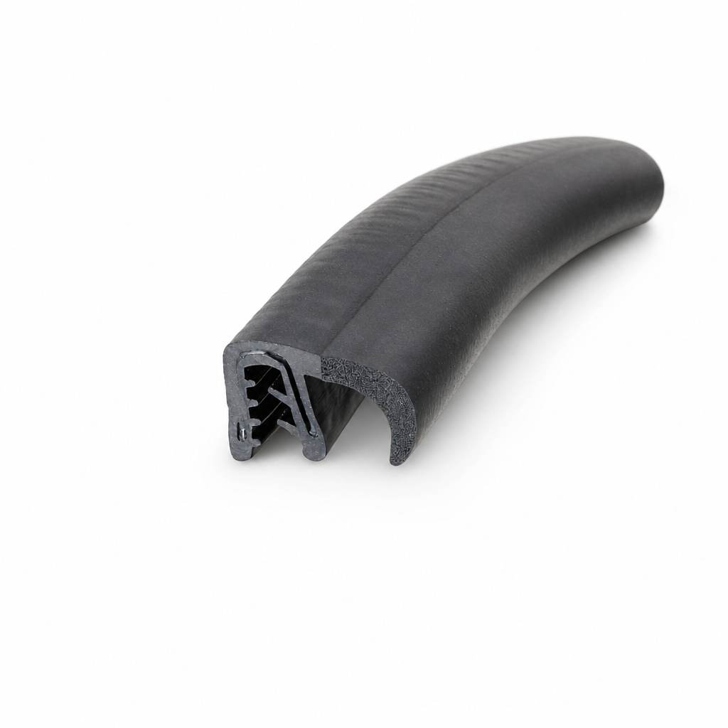 Edge Trim with Lip Seal 14mm – Fits 1.5-3mm Panels – Per Metre