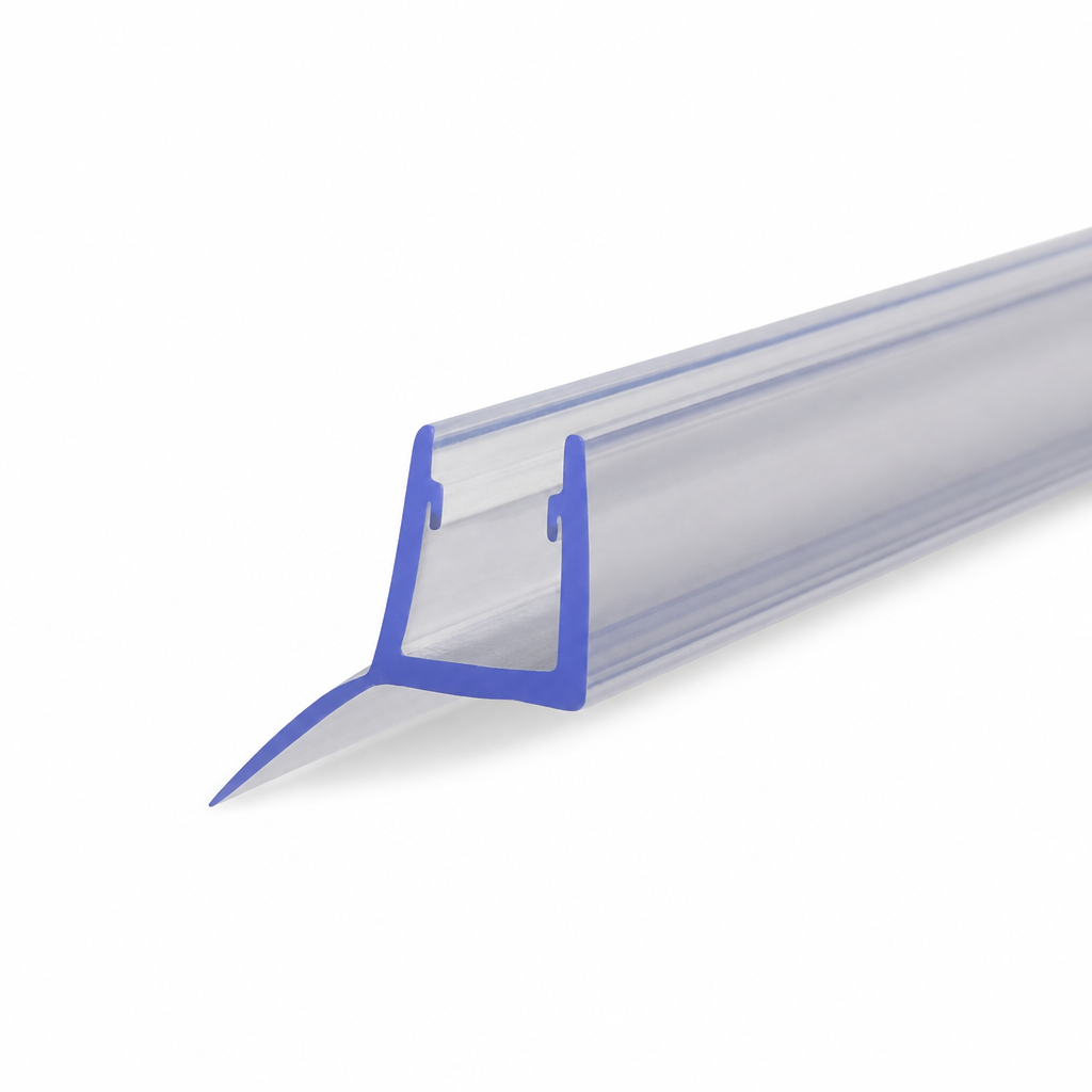 Fin Shower Screen Seal for 4-6mm Glass – Seals 10-15mm Gap