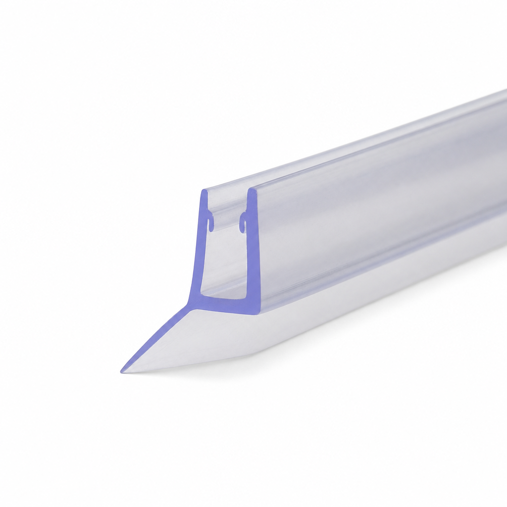 Fin Shower Screen Seal for 8mm Glass – Seals 10-15mm Gap