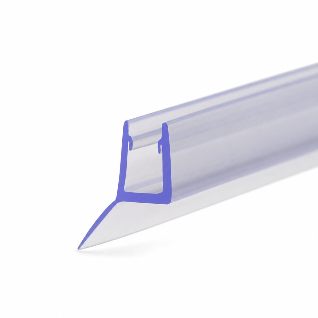 Fin Shower Screen Seal for 10mm Glass – Seals 10-15mm Gap