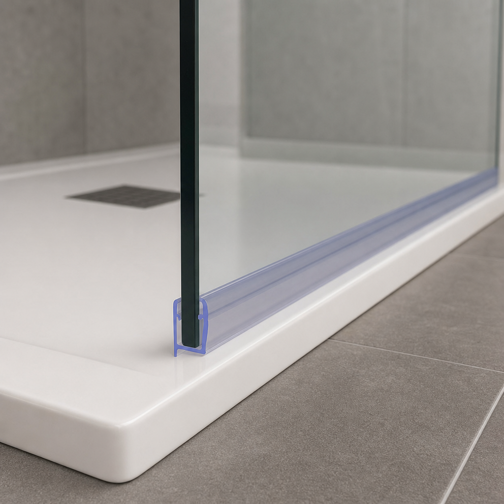 Fin Shower Screen Seal for 4-6mm Glass – 25mm Sample to 2500mm