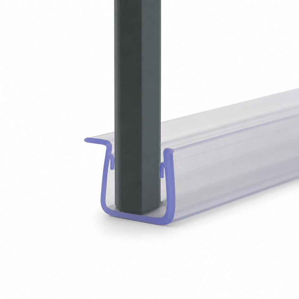 Fin Shower Screen Seal for 10-12mm Glass – 800mm to 2500mm