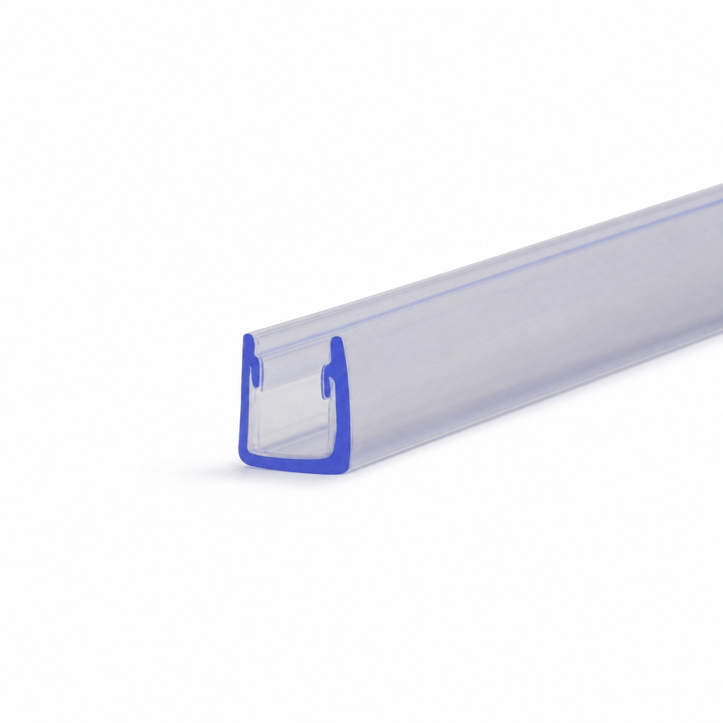 Fin Shower Screen Seal for 4-6mm Glass – 2000mm Length