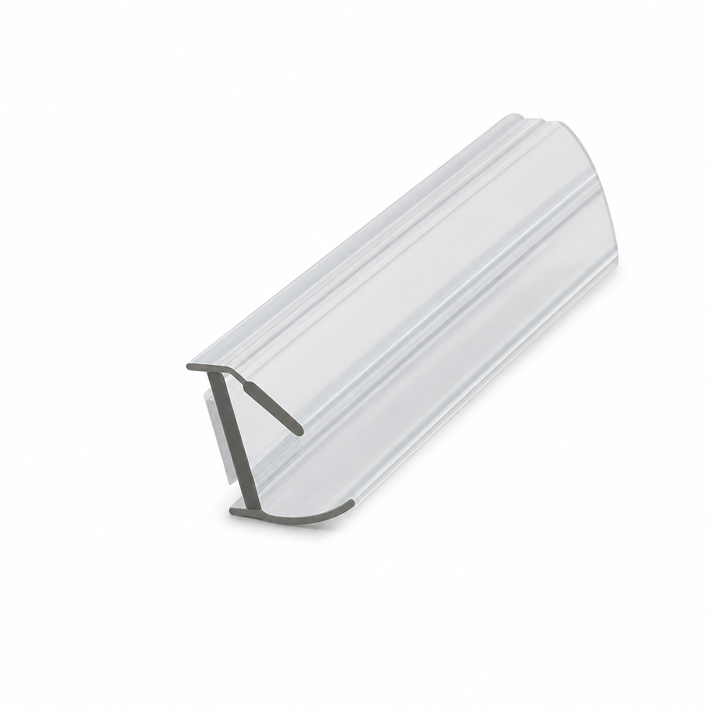 Glass Door Side Seal 12mm to 12.8mm – 3 Metre Length
