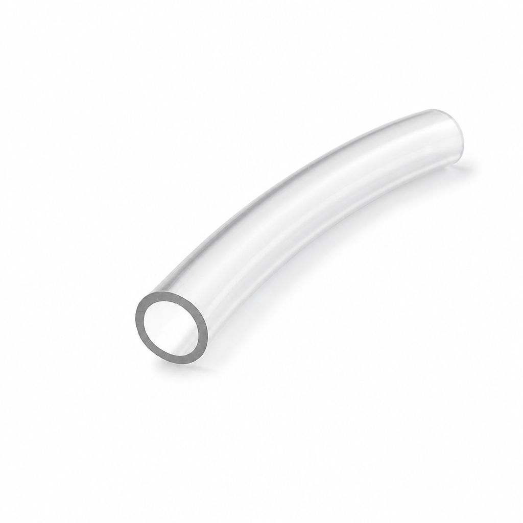 Clear Unreinforced PVC Hose 9mm ID x 12mm OD – Per Metre