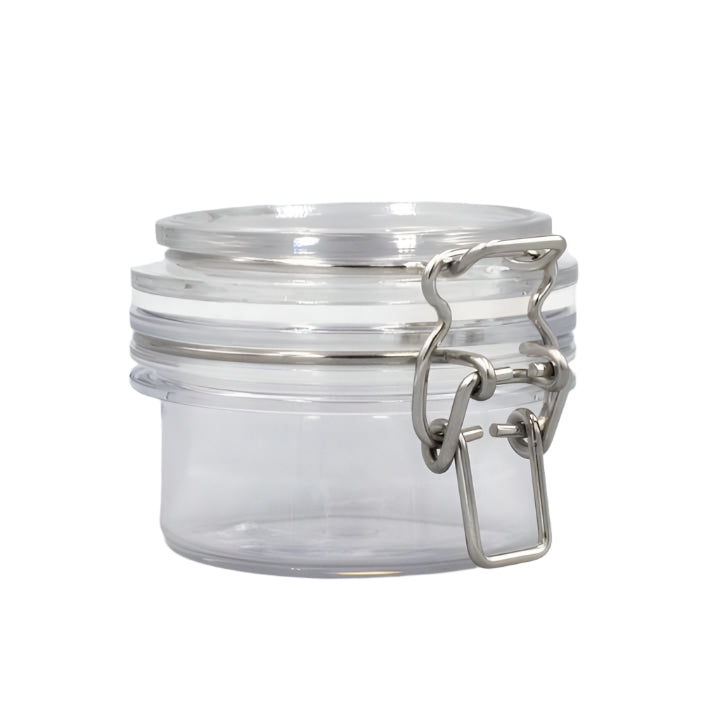 Airtight PET Preserve Jar – Clear Plastic with Inner Seal & Clip-Down Suction Lid for Long-Lasting Freshness