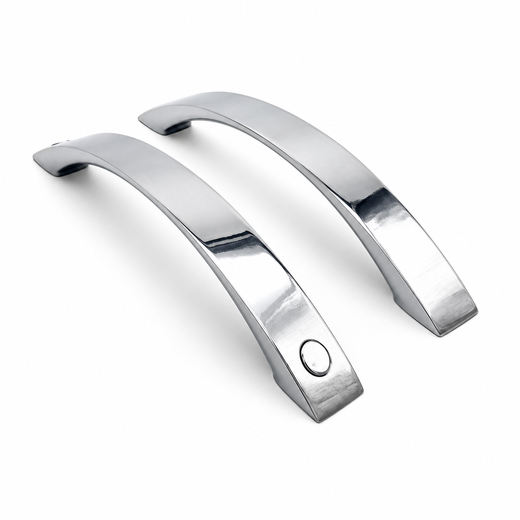 Chrome Shower Door Handle – 145mm Hole Centres – HAND005