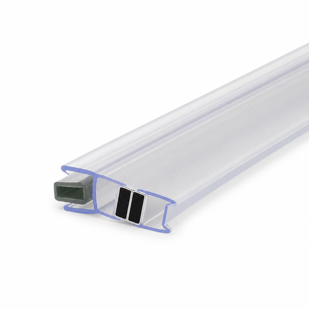 Magnetic Shower Screen Seal for 8mm Glass – 135°/180° Angle
