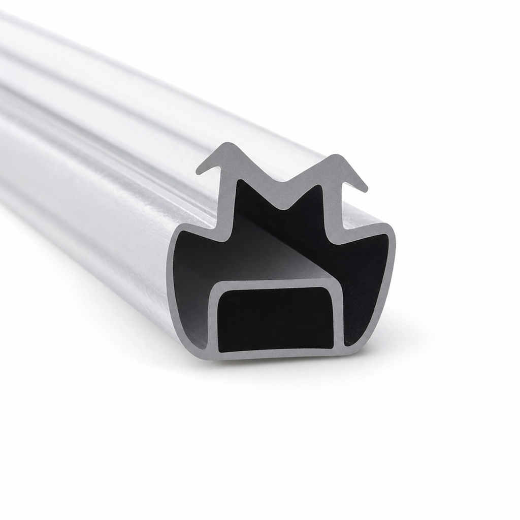 Magnetic Shower Screen Seal – Fits M Shaped Channel 2000mm