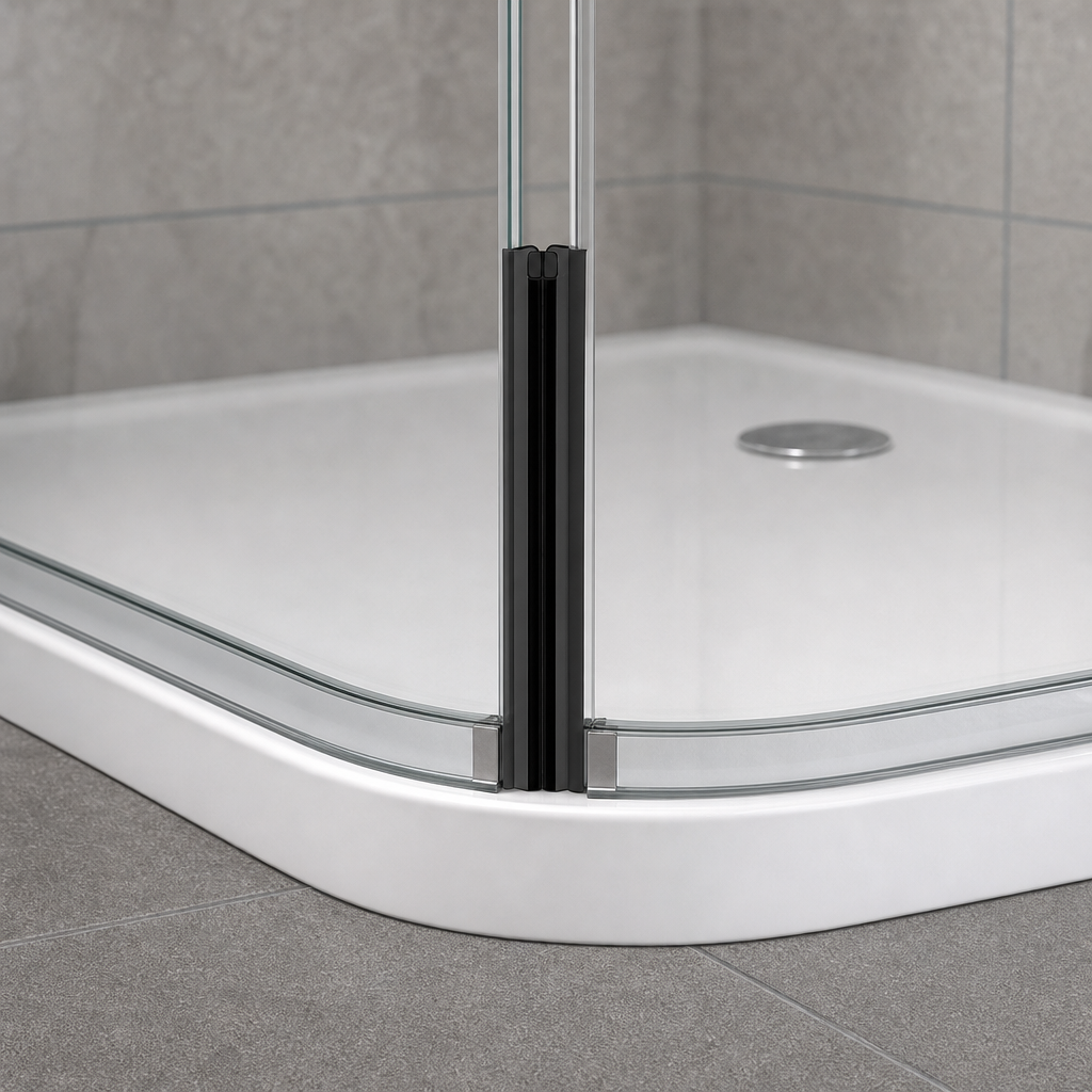 Magnetic Shower Screen Seal for 4-6mm Glass – 20mm Gap