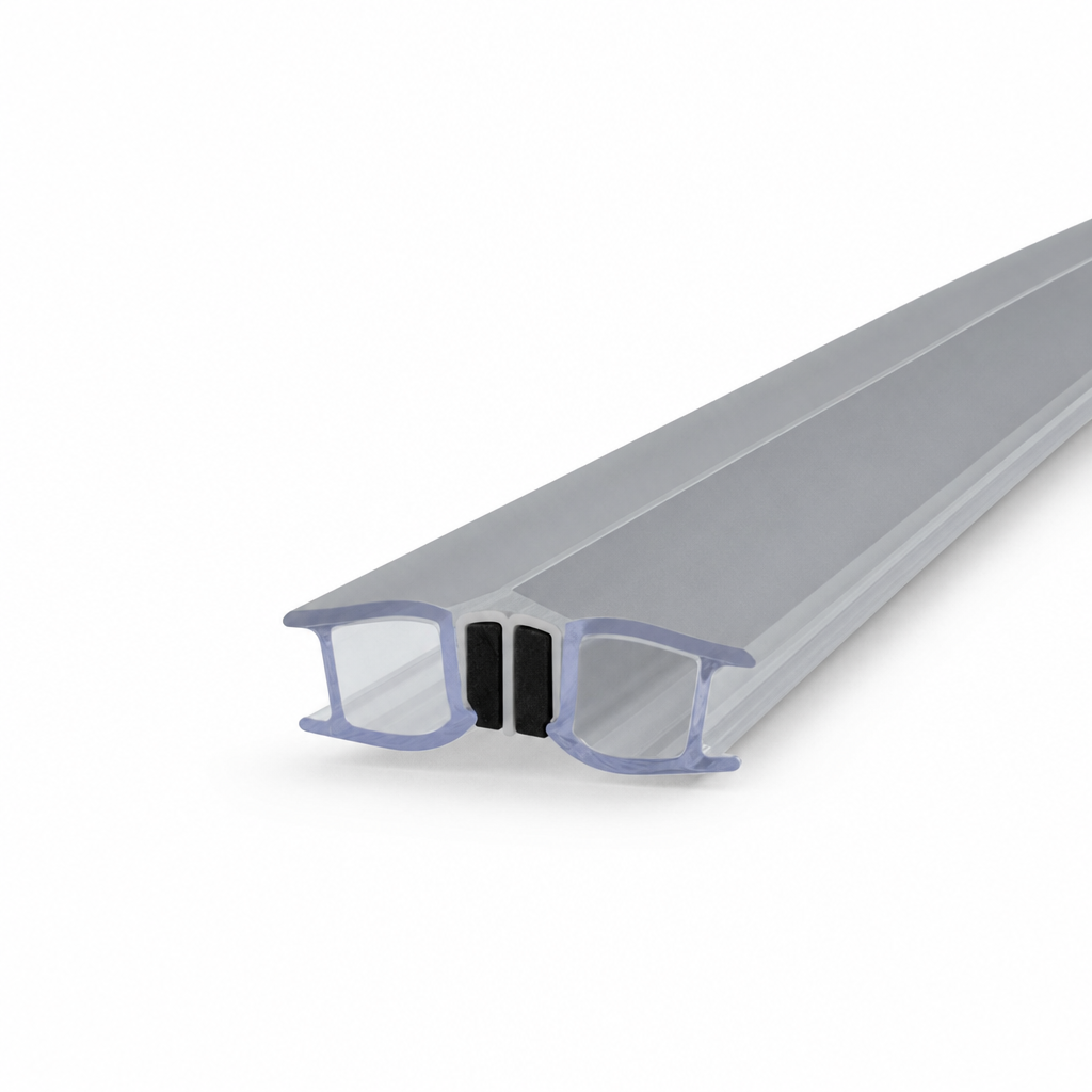Magnetic Shower Screen Seal for 8-10mm Glass – 90°/180° Angle
