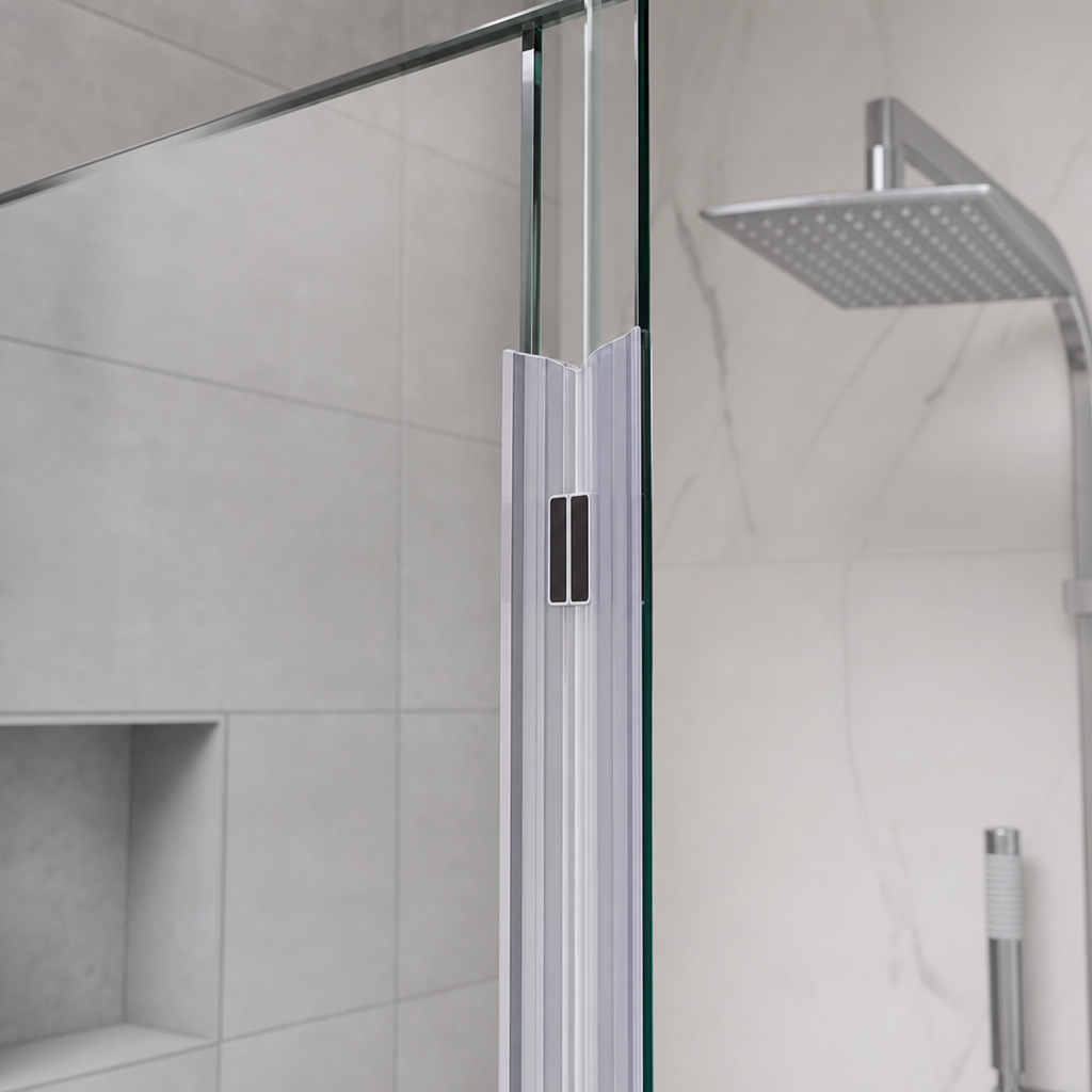 Magnetic Shower Screen Seal for 10-12mm Glass – 2000mm Lengt – MAG015