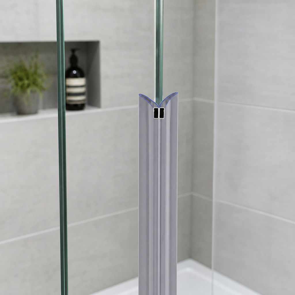 Magnetic Shower Screen Seal for 10-12mm Glass – 2000mm Length