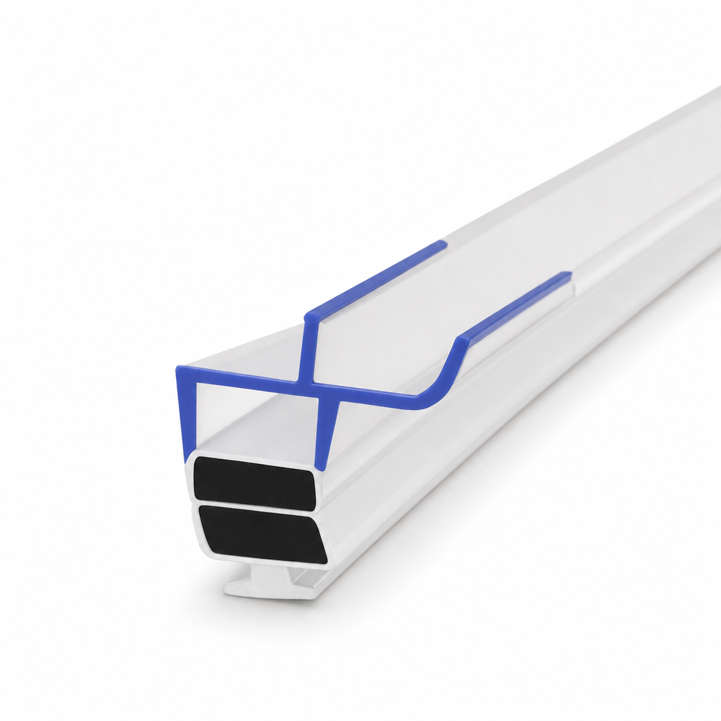 Magnetic Shower Screen Seal for 5-6mm Glass – 6.2mm Width