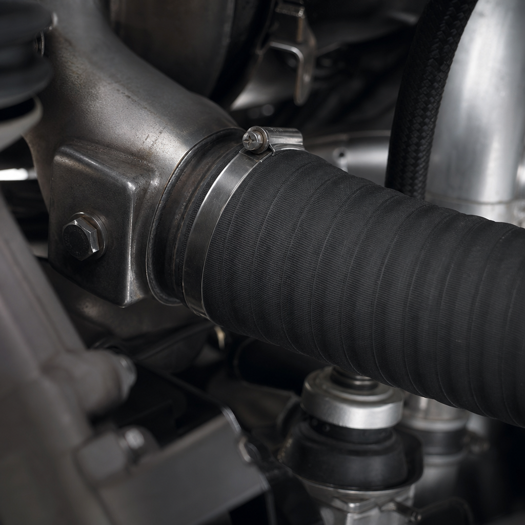 Marine Diesel Exhaust Hose 32mm ID x 42mm OD – Per Metre