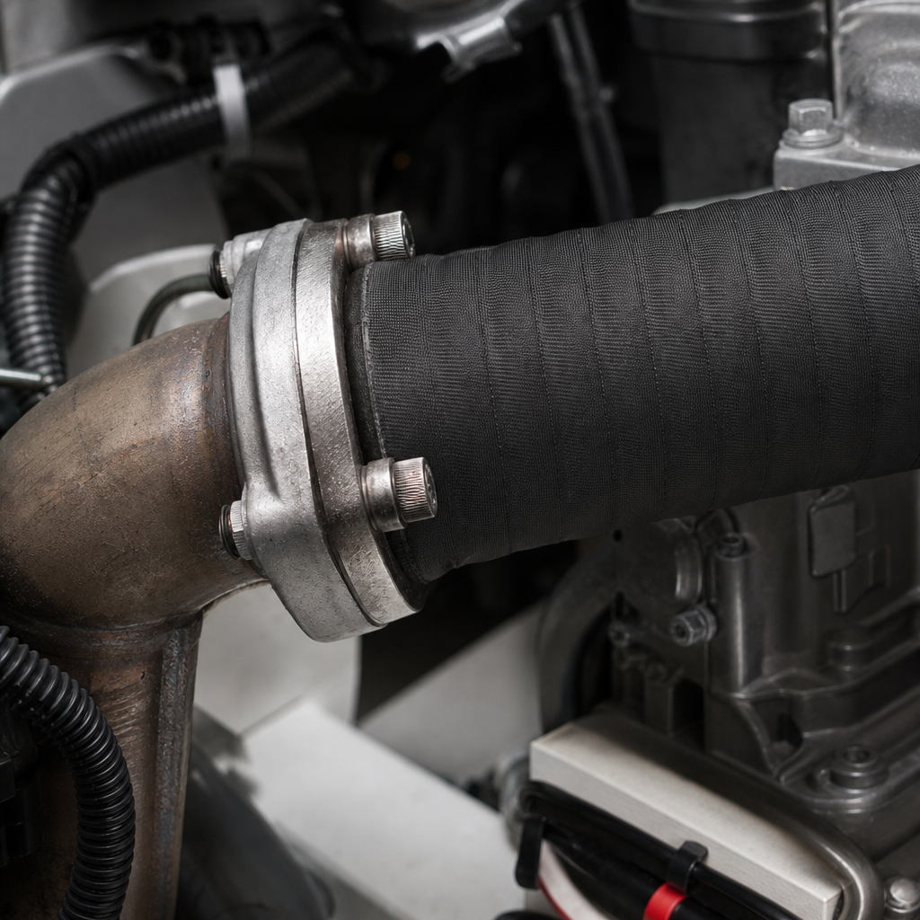 Marine Diesel Exhaust Hose 152mm ID x 166mm OD – Per Metre