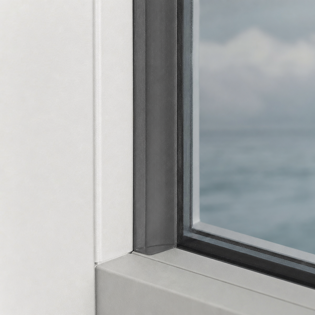 Vertical Window Seal 19mm Length with 3mm Bead – Per Metre