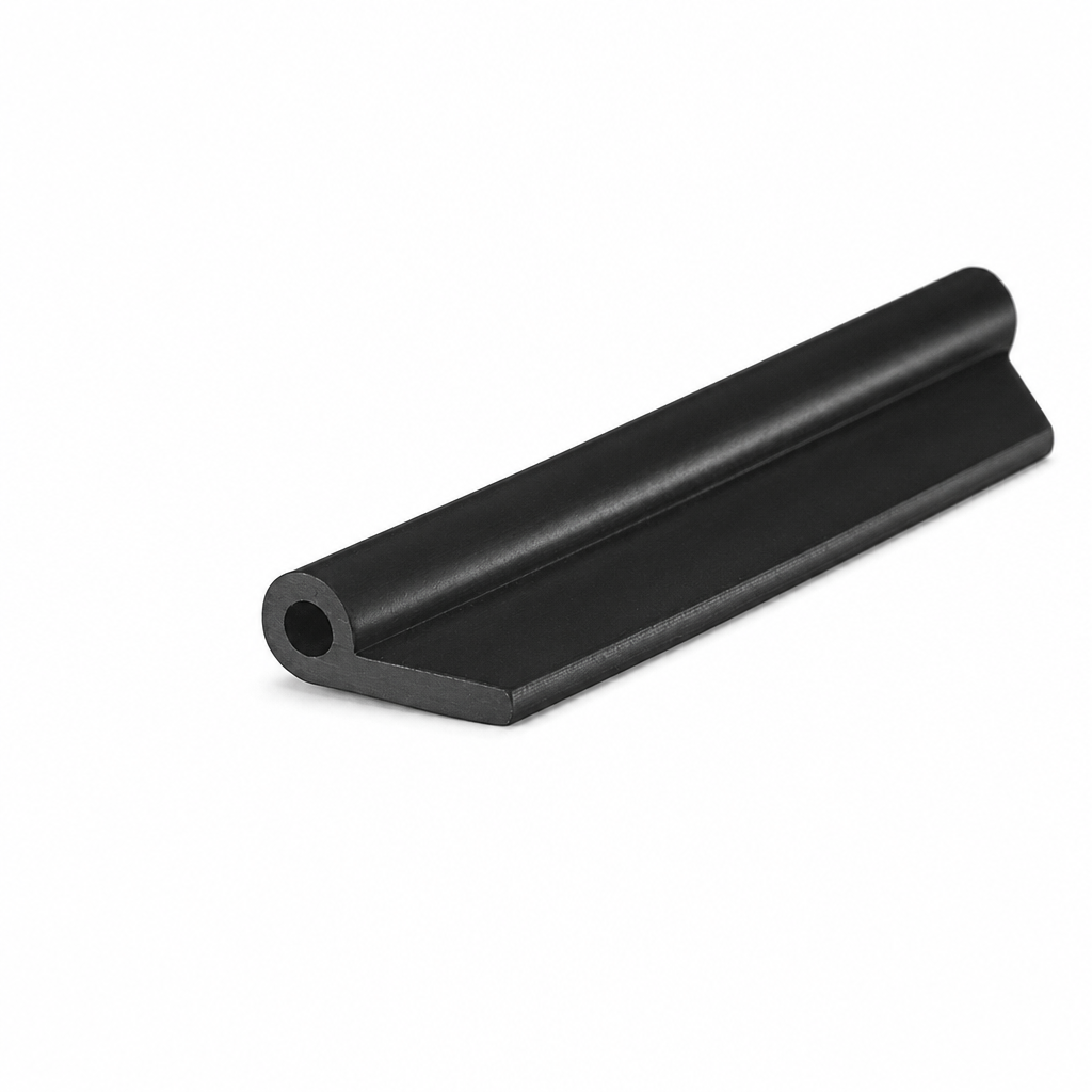 Rubber P Seal 6mm Bulb x 9mm Tail – Per Metre