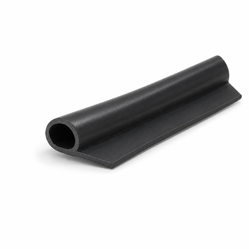 Rubber P Seal 10.5mm Bulb x 15mm Tail – Per Metre