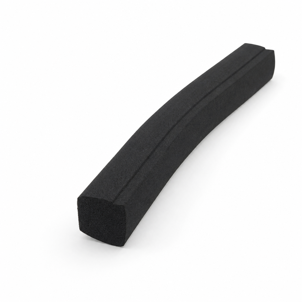 Plain Expanded Neoprene Sponge Strip 38mm x 25mm – 6 Metre Roll