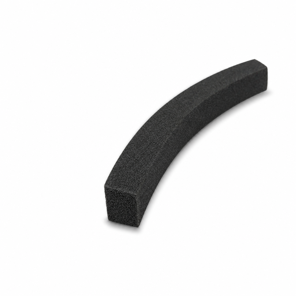 Plain Expanded Neoprene Sponge Strip 17.5mm x 12mm – 6 Metre Roll