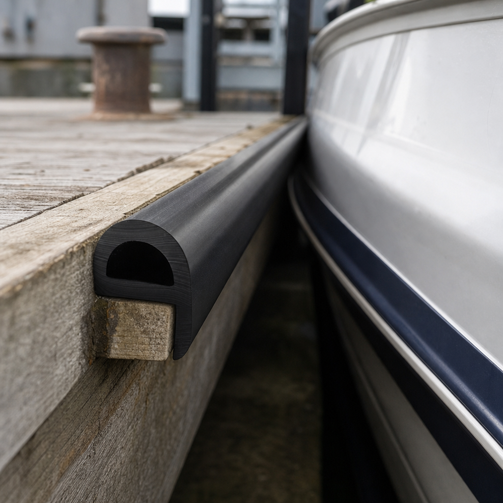 PVC D Fender 32mm x 21mm – Per Metre