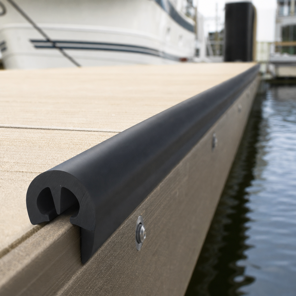 PVC Easy Fit D Fender 65mm x 40mm – 25 Metre Coil