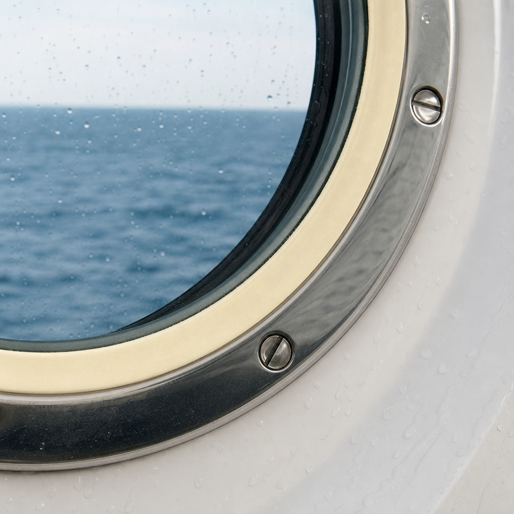 Porthole Rubber Strip 25mm x 3mm – Per Metre