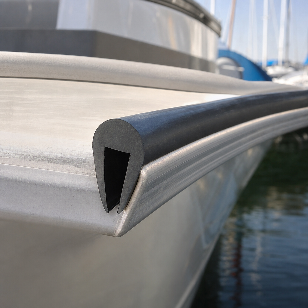 Rubber U Fender 25mm x 37mm – Per Metre