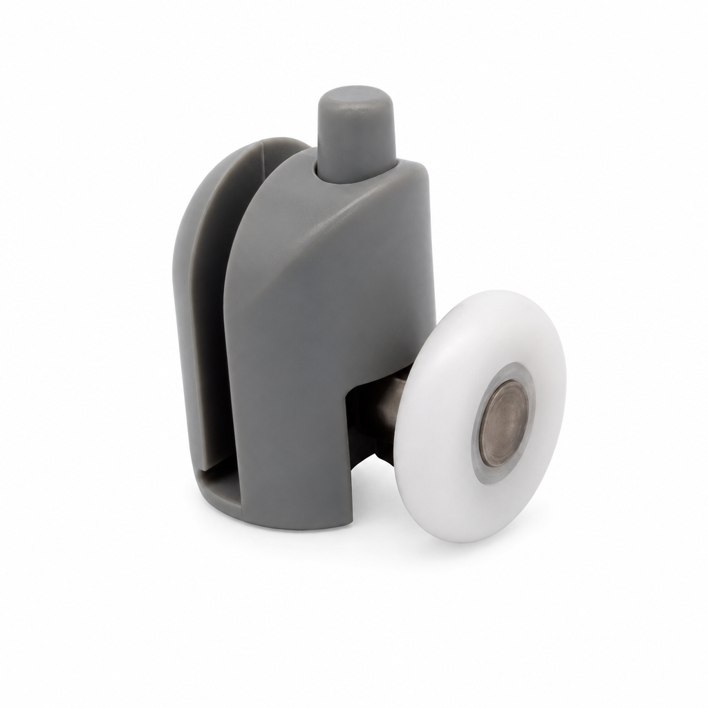 Lower Shower Door Roller – 23mm or 25mm Wheel Diameter