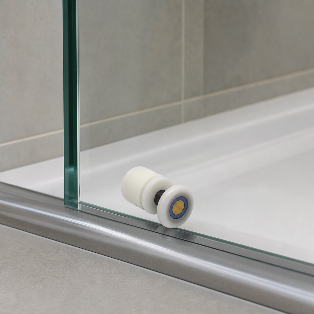 Shower Door Roller with 19-27mm Wheel Diameter – Easy Glide