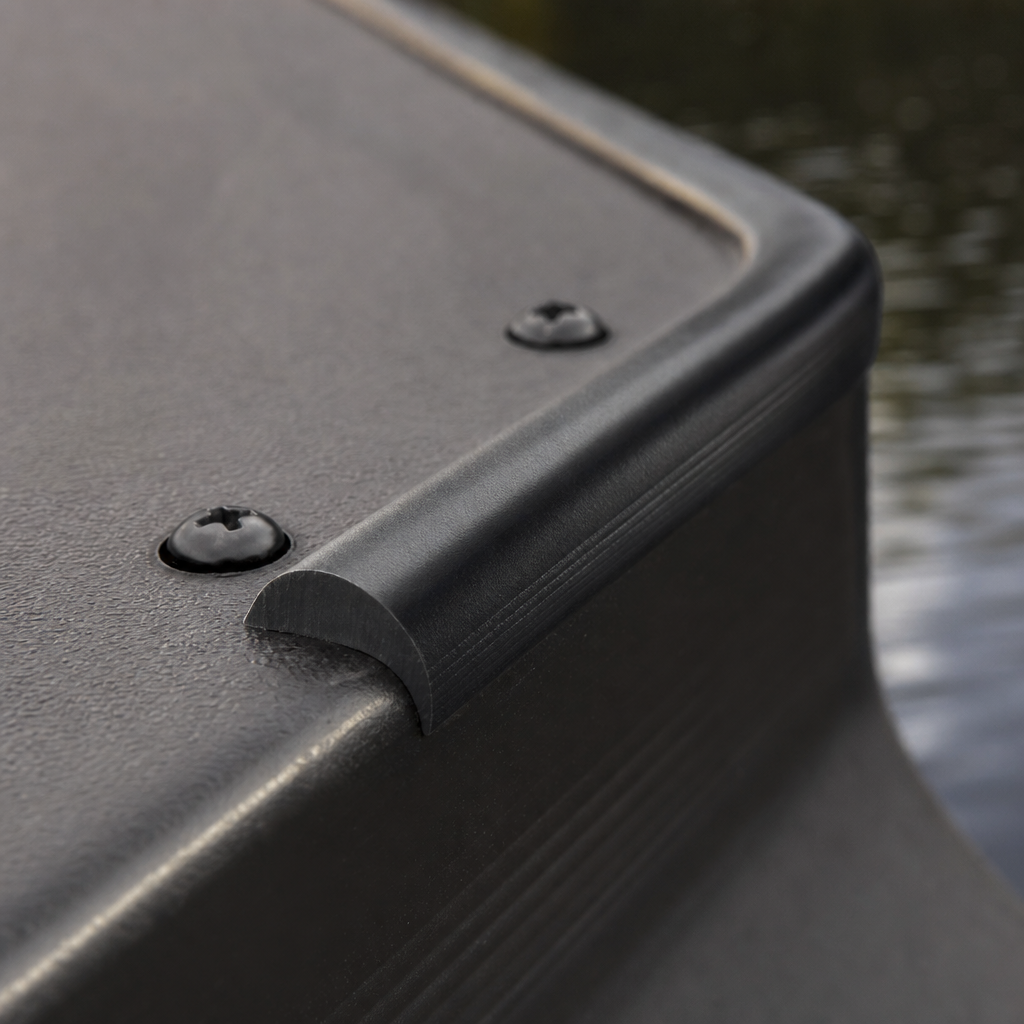 Black Screw Cover Strip 17.3mm x 5mm – Per Metre