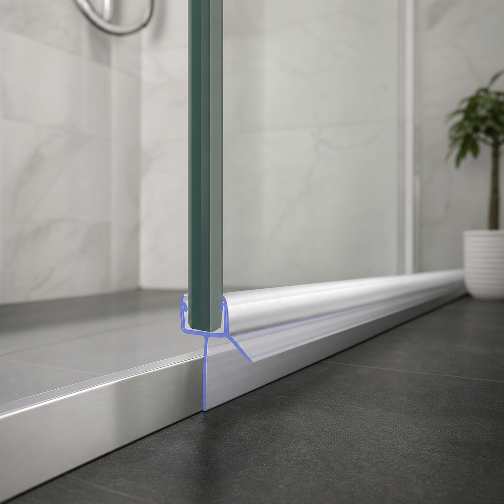 Shower Screen Seal for 4-6mm Glass – Seals 18-23mm Gap – SEAL007CP