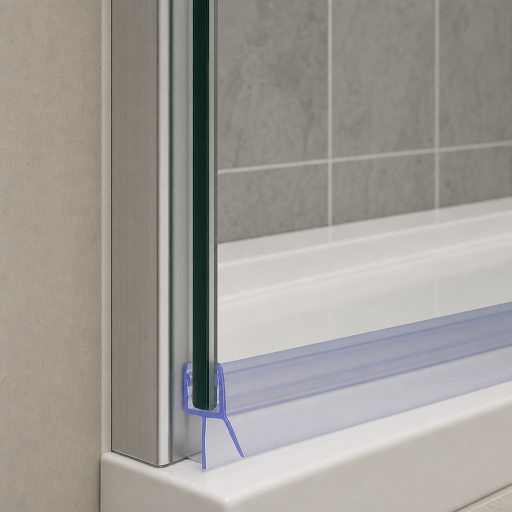 Shower Screen Seal for 8-10mm Glass – Seals 11-16mm Gap – SEAL013
