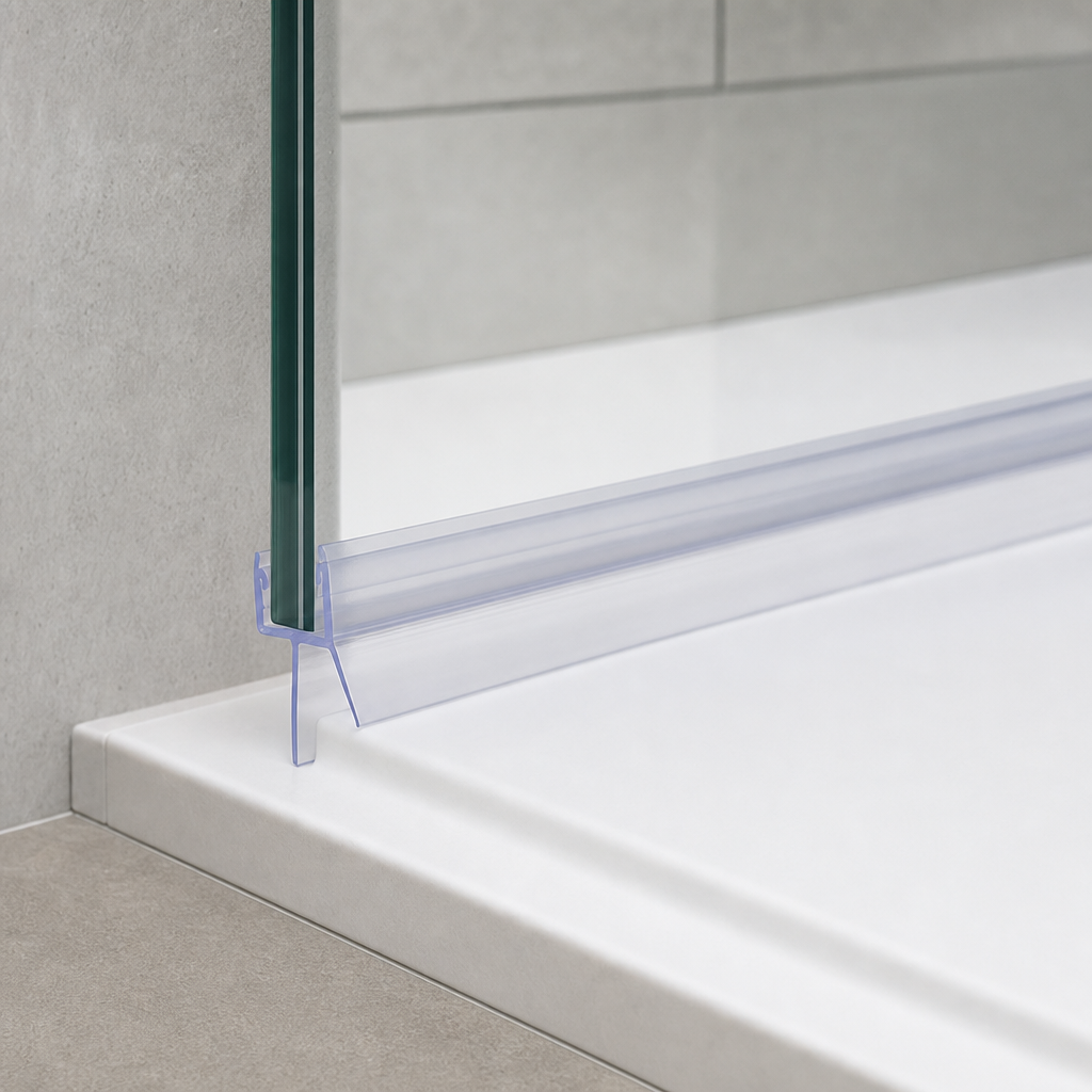 Shower Screen Seal for 8-10mm Glass – Seals 15-20mm Gap – SEAL014