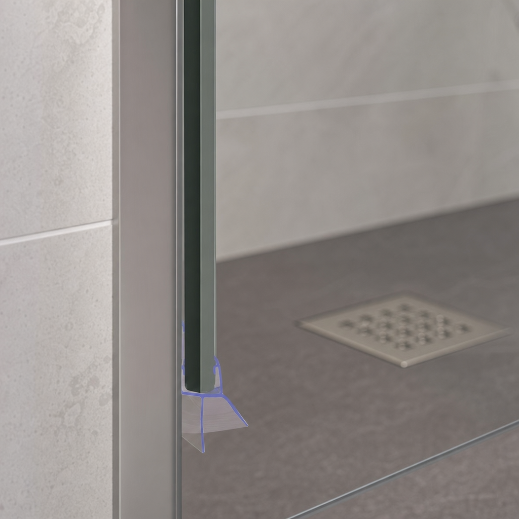 Shower Screen Seal for 8mm Glass – Seals 7-12mm Gap