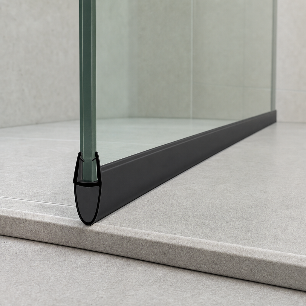 Shower Screen Seal for 8-10mm Glass – Seals 11-16mm Gap