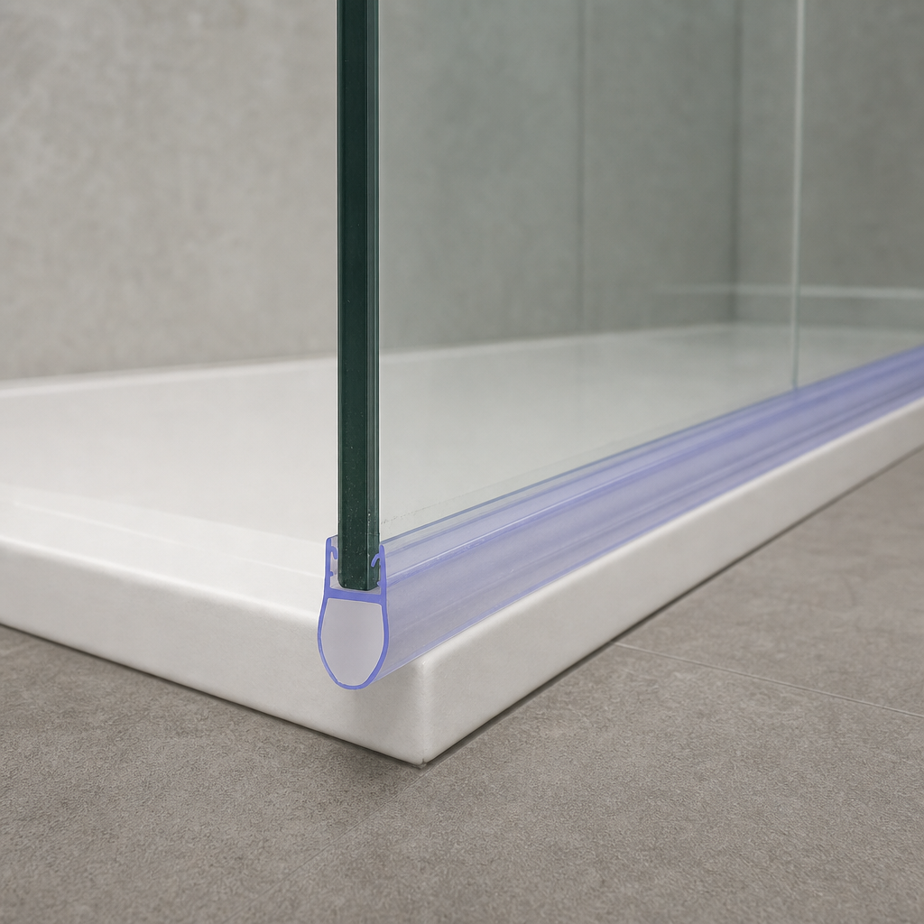 Shower Screen Seal for 8-10mm Glass – Seals 11-16mm Gap – SEAL023