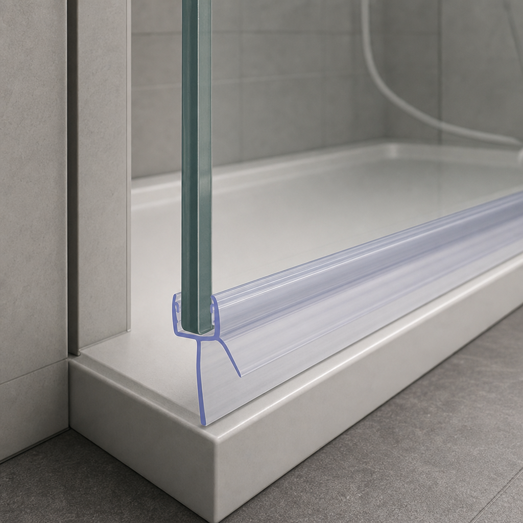 Shower Screen Seal for 3-4mm Glass – Seals 18-23mm Gap