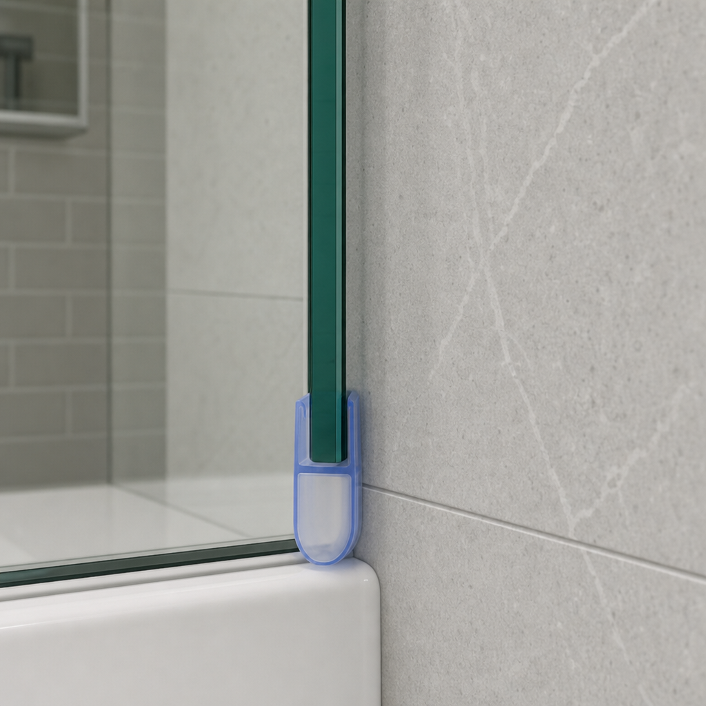 Shower Screen Seal for 4-6mm Glass – Seals 10-15mm Gap – SEAL051