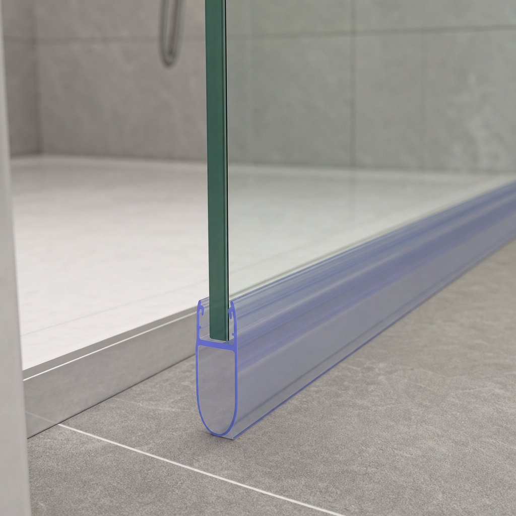 Shower Screen Seal for 8-10mm Glass – Seals 10-15mm Gap