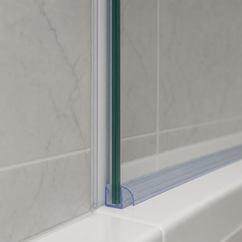 Shower Screen Seal for 8-10mm Glass – Straight Seal