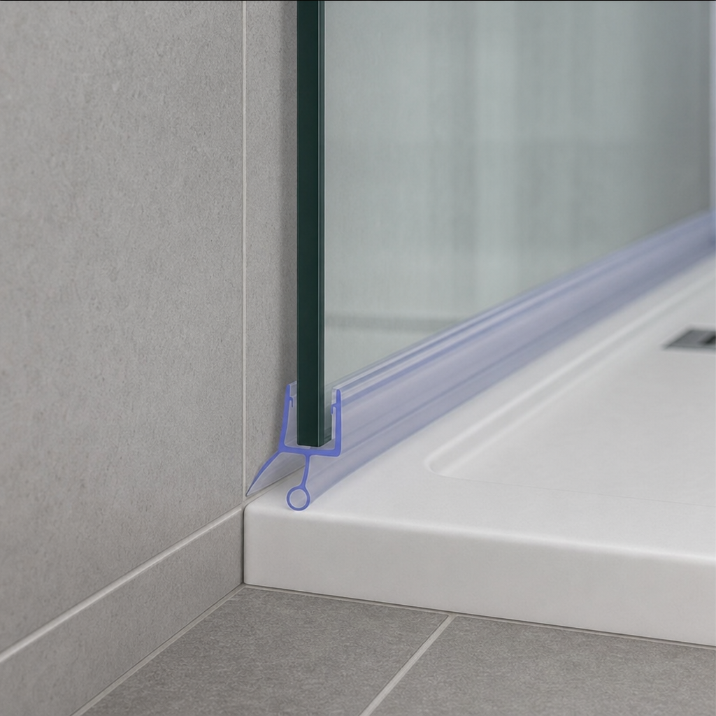 Shower Screen Seal for 8-10mm Glass – Seals 7-12mm Gap – SEAL059