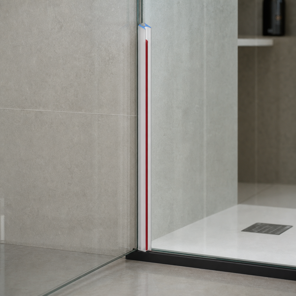Shower Screen Seal for 10mm Glass – 800-2500mm Lengths