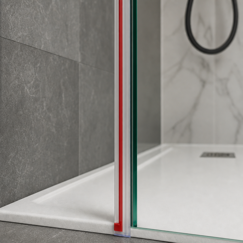 Shower Screen Seal for 5mm+ Glass – 800mm to 2000mm Lengths