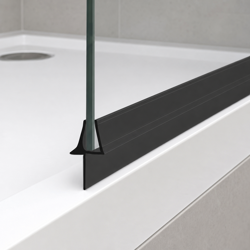Shower Screen Seal for 4-6mm Glass – Seals 20-25mm Gap – SEAL143B